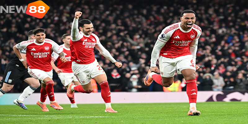 Arsenal 4-1 Aston Villa: New88 love Lời Khẳng Định Ứng Viên Vô Địch 6 Odegaard điều tiết thế trận